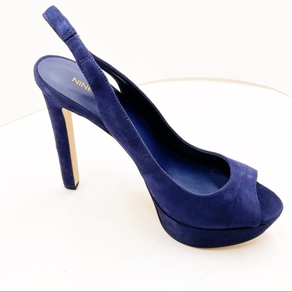 🆕 {Nine West} Valorie Slingback Peep-Toe Pumps - Picture 7 of 16